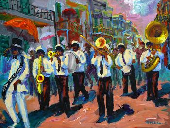 New Orleans Music Painting
