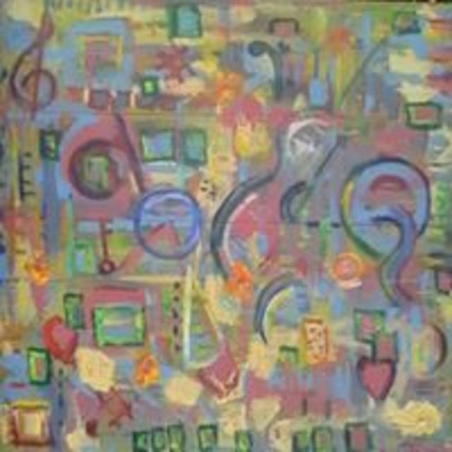 640x640 Jim Bilgere Artwork Street Music New Orleans Original Painting - New Orleans Music Painting