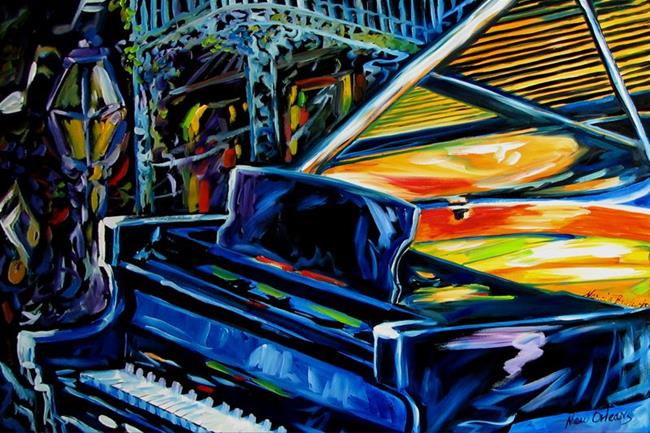 650x433 Jazz Piano New Orleans Music - New Orleans Music Painting