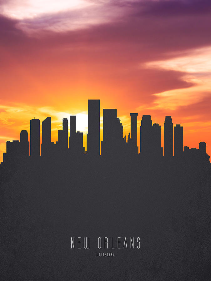New Orleans Skyline Painting at Explore collection