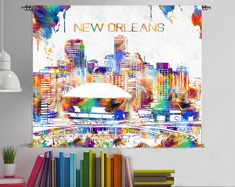 340x270 New Orleans Painting Etsy - New Orleans Skyline Painting