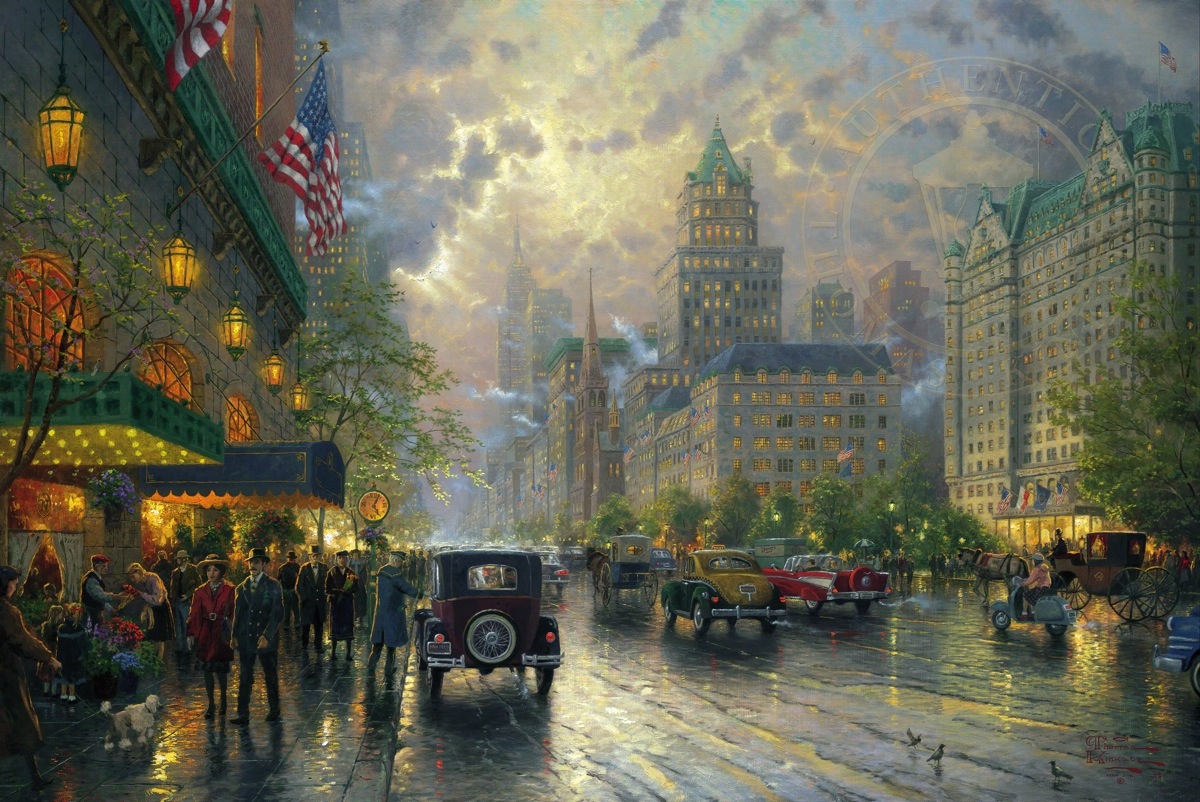 1200x802 New York, Fifth Avenue Limited Edition Art The Thomas Kinkade - New Painting