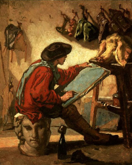 459x572 Thomas Couture - New Realism Painting