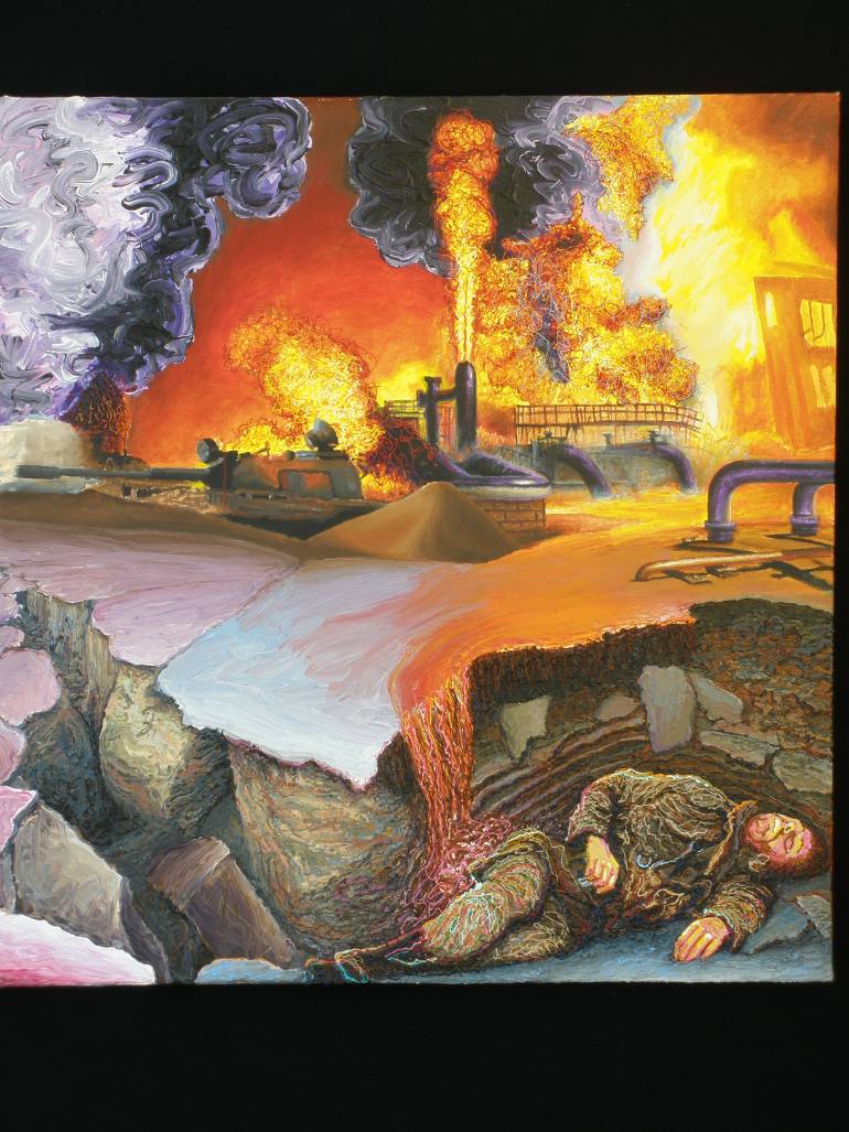 770x1027 Saatchi Art New World Order Painting By Dan Samborski - New World Painting