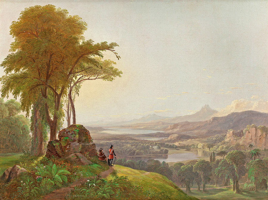 900x674 The New World Painting By James Mcdougal Hart - New World Painting