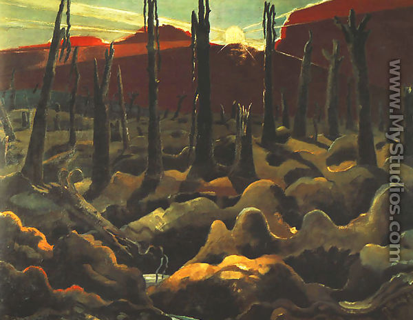 600x464 We Are Making A New World By Paul Nash - New World Painting