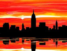 New York Cityscape Painting