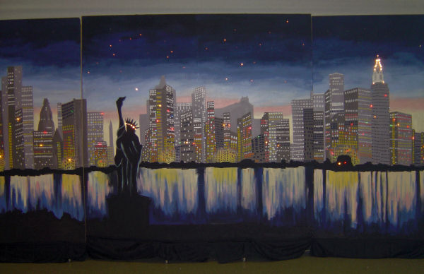 600x388 Annie - New York Cityscape Painting