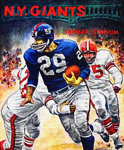 248x300 New York Giants Paintings - New York Giants Painting