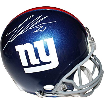 425x425 Landon Collins Signed New York Giants Authentic Helmet - New York Giants Painting