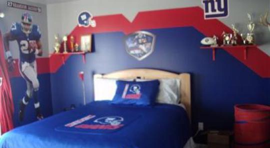 540x296 New York Giants Wall Paint - New York Giants Painting