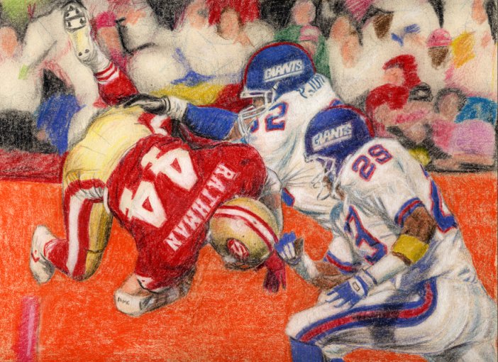 702x510 Roy Artwork - New York Giants Painting