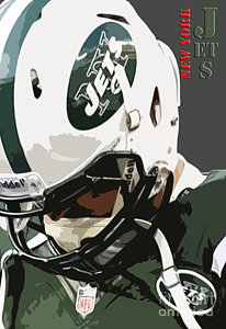 206x300 Wr Paintings Fine Art America - New York Jets Painting