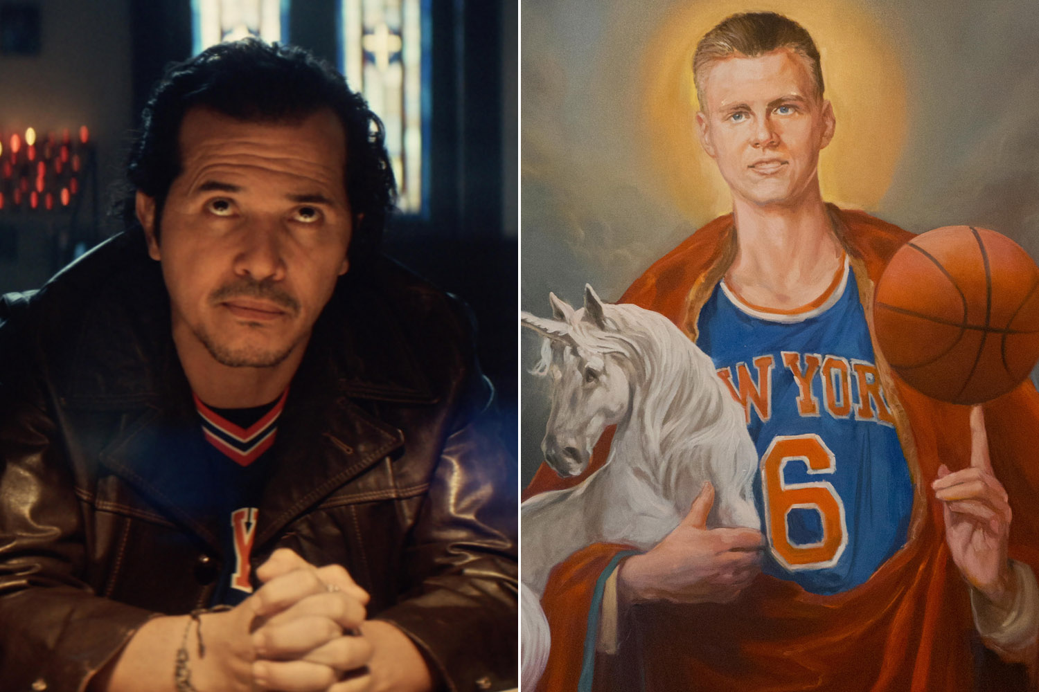 1500x1000 Porzingod' Brings Moviegoers To The Shrine Of Kristaps Porzingis - New York Knicks Painting