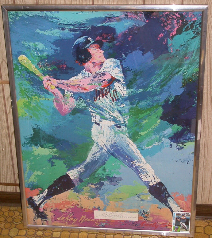 691x773 Rusty Staub New York Mets Signed Leroy Neiman Collectors Weekly - New York Mets Painting