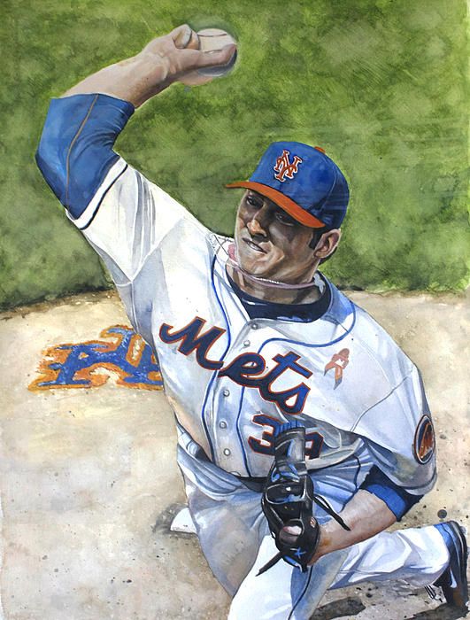 531x700 The 22 Best Baseball Images On Baseball Art, Sports - New York Mets Painting