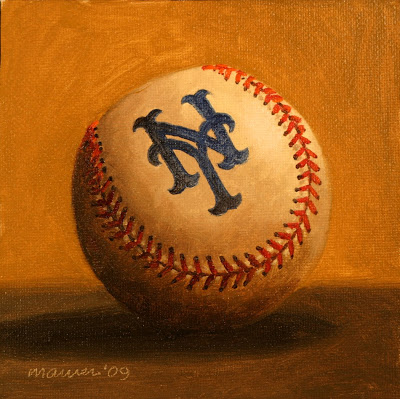 400x399 A Painting A Day Miniature Masterpieces - New York Mets Painting