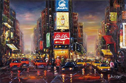 500x331 Google Image Result For Httpimage.made - New York Night Painting