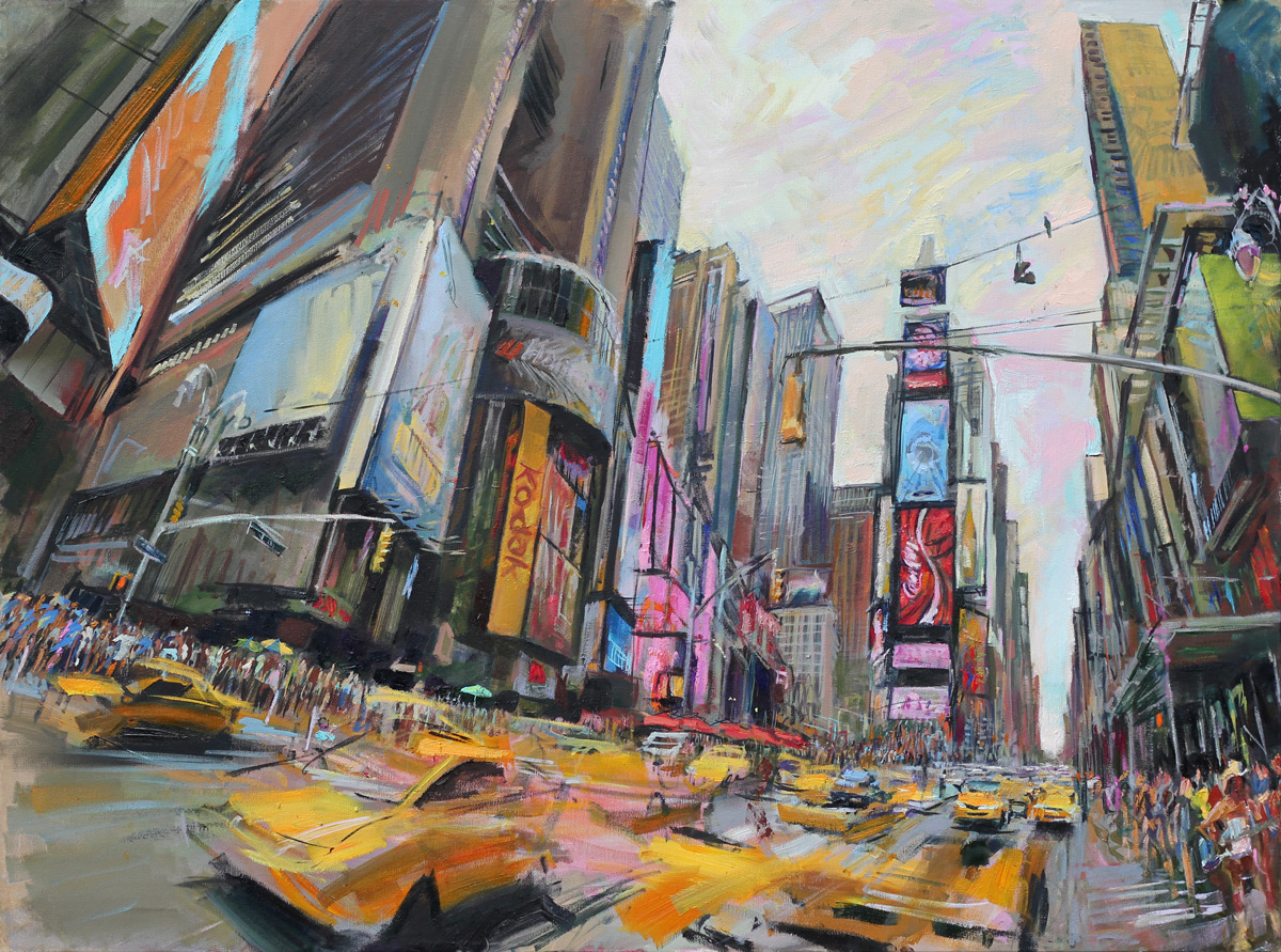 1200x891 New York Oil Painting Rob Pointon Artist Travel Blog Oil Painting - New York Oil Painting