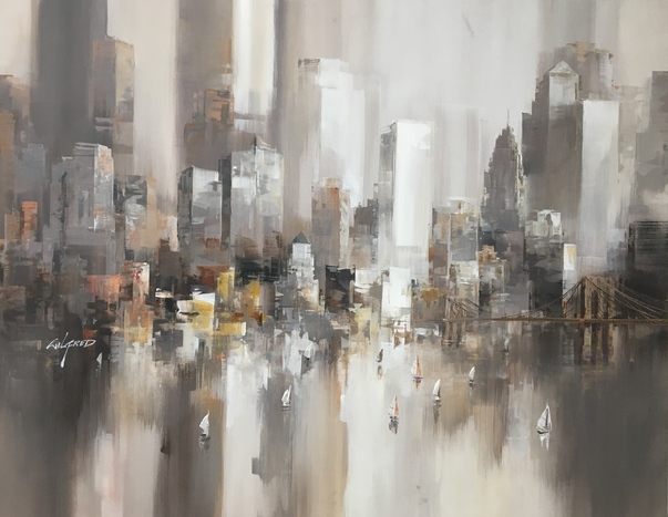 603x467 New York - New York Painting