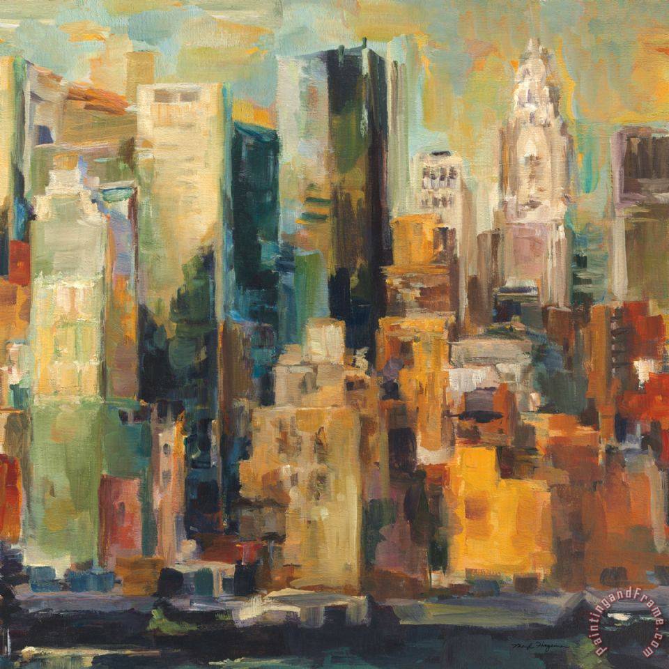 960x960 Marilyn Hageman New York New York Painting - New York Painting