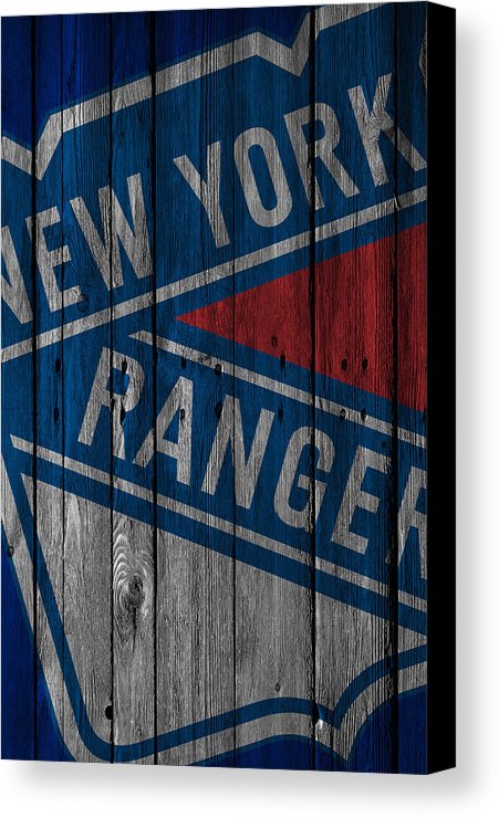 451x740 New York Rangers Wood Fence Canvas Print Canvas Art By Joe Hamilton - New York Rangers Painting