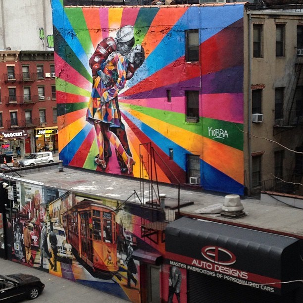 New York Street Painting at PaintingValley.com | Explore collection of ...