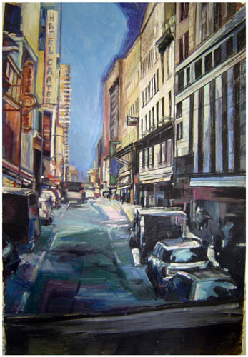 347x500 Briony Howell Fine Art Paintings Collection 1 New York - New York Street Painting