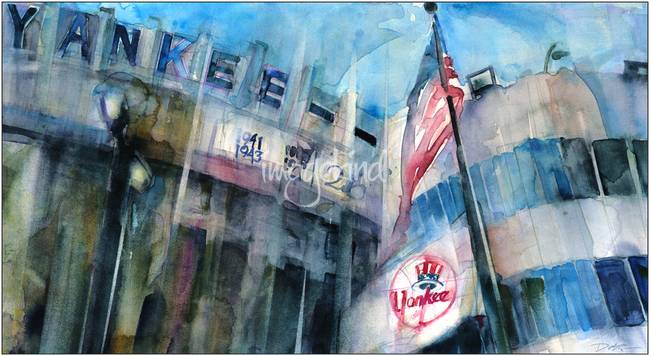 650x356 New York Yankees - New York Yankees Painting
