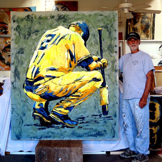 540x540 New York Yankees Derek Jeter - New York Yankees Painting