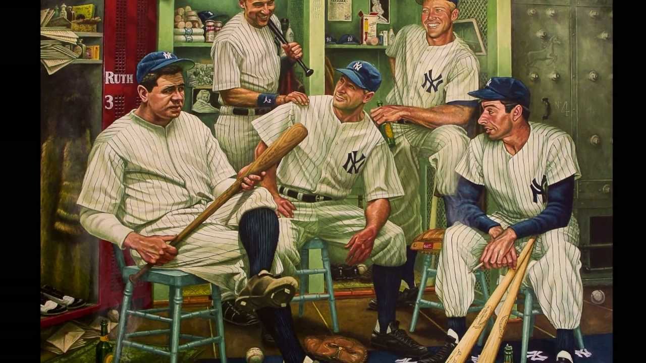 1280x720 New York Yankees Dream Scene Painting - New York Yankees Painting