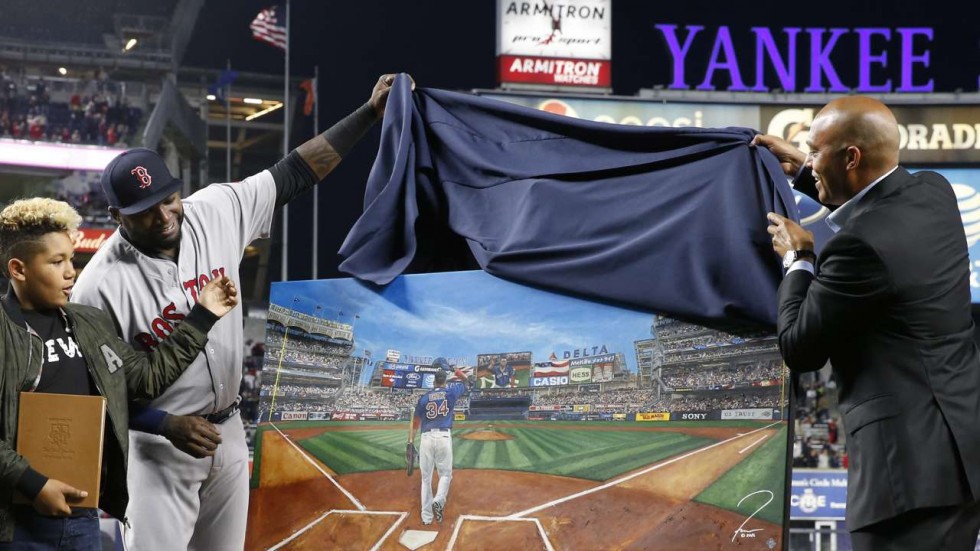 980x551 In Final Game - New York Yankees Painting