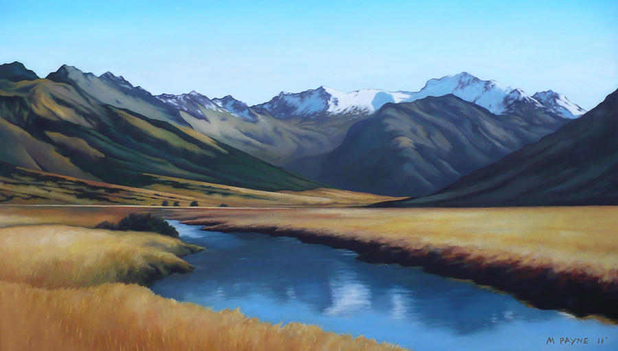 900x511 New Zealand Landscape Painting By Michael Payne - New Zealand Painting