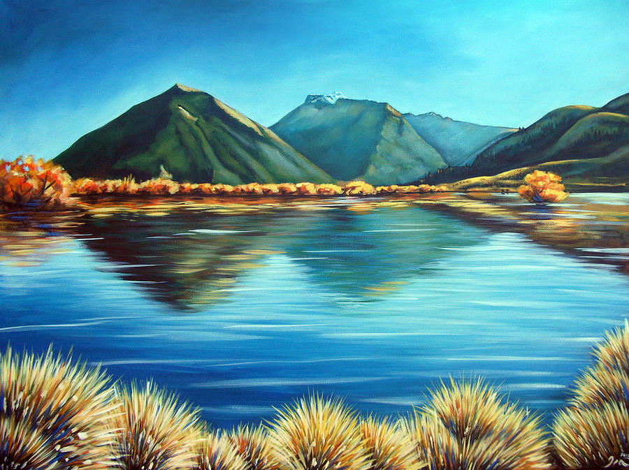 900x673 Glenorchy New Zealand Painting By Ira Mitchell Kirk - New Zealand Painting