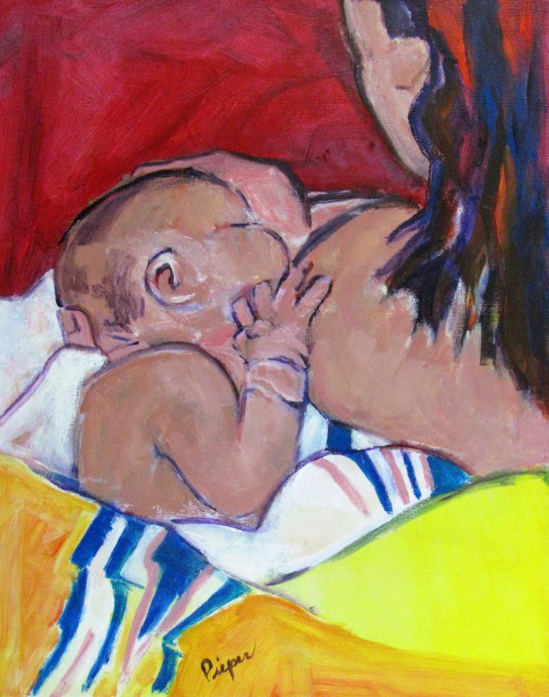 770x978 Saatchi Art Newborn Painting By Betty Pieper - Newborn Painting