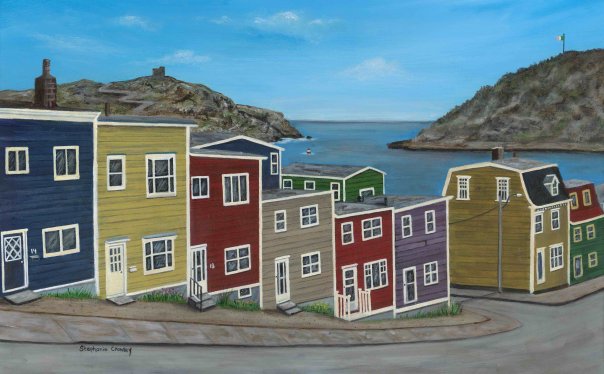 604x374 Stephanie Crowley Stefcrowleyartwork - Newfoundland Painting