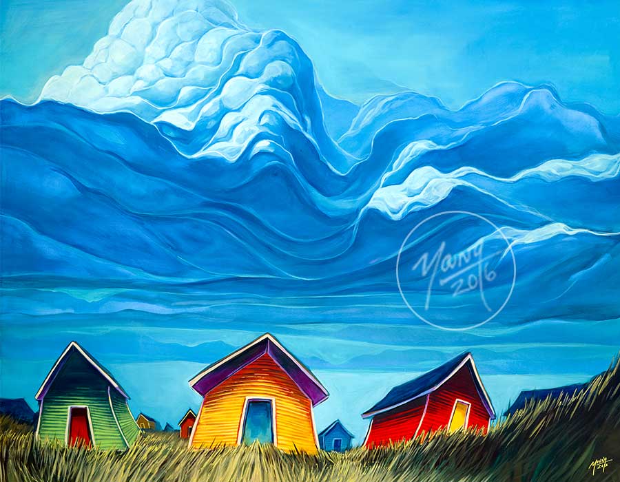 900x700 Untitled Painting By Newfoundland Artist Adam Young - Newfoundland Painting