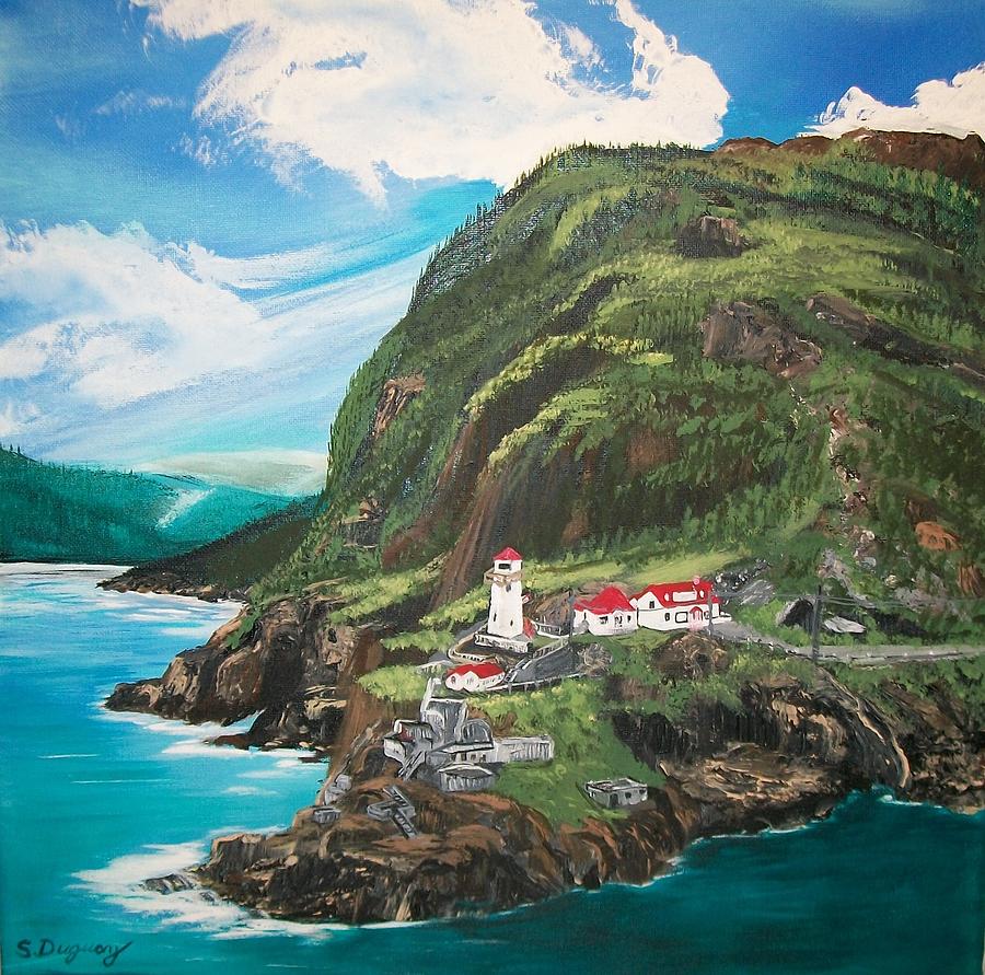 900x891 Fort Amherst Newfoundland Painting By Sharon Duguay - Newfoundland Painting