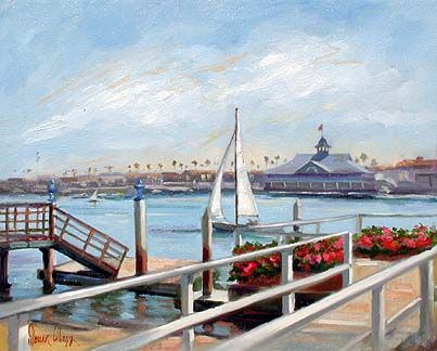 Newport Beach Painting at PaintingValley.com | Explore collection of ...