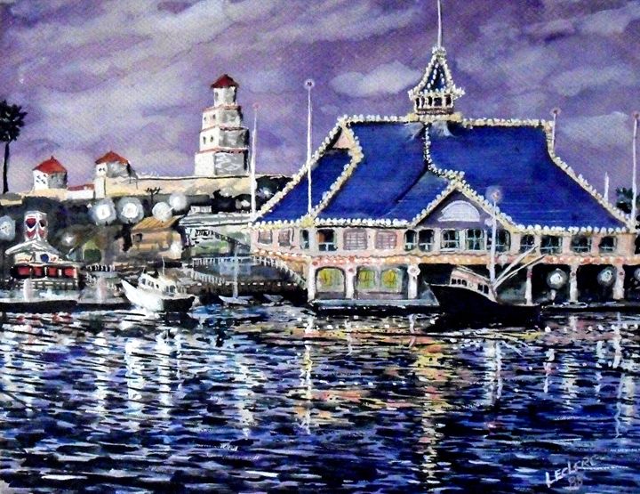 720x555 Pavilion Newport Beach - Newport Beach Painting
