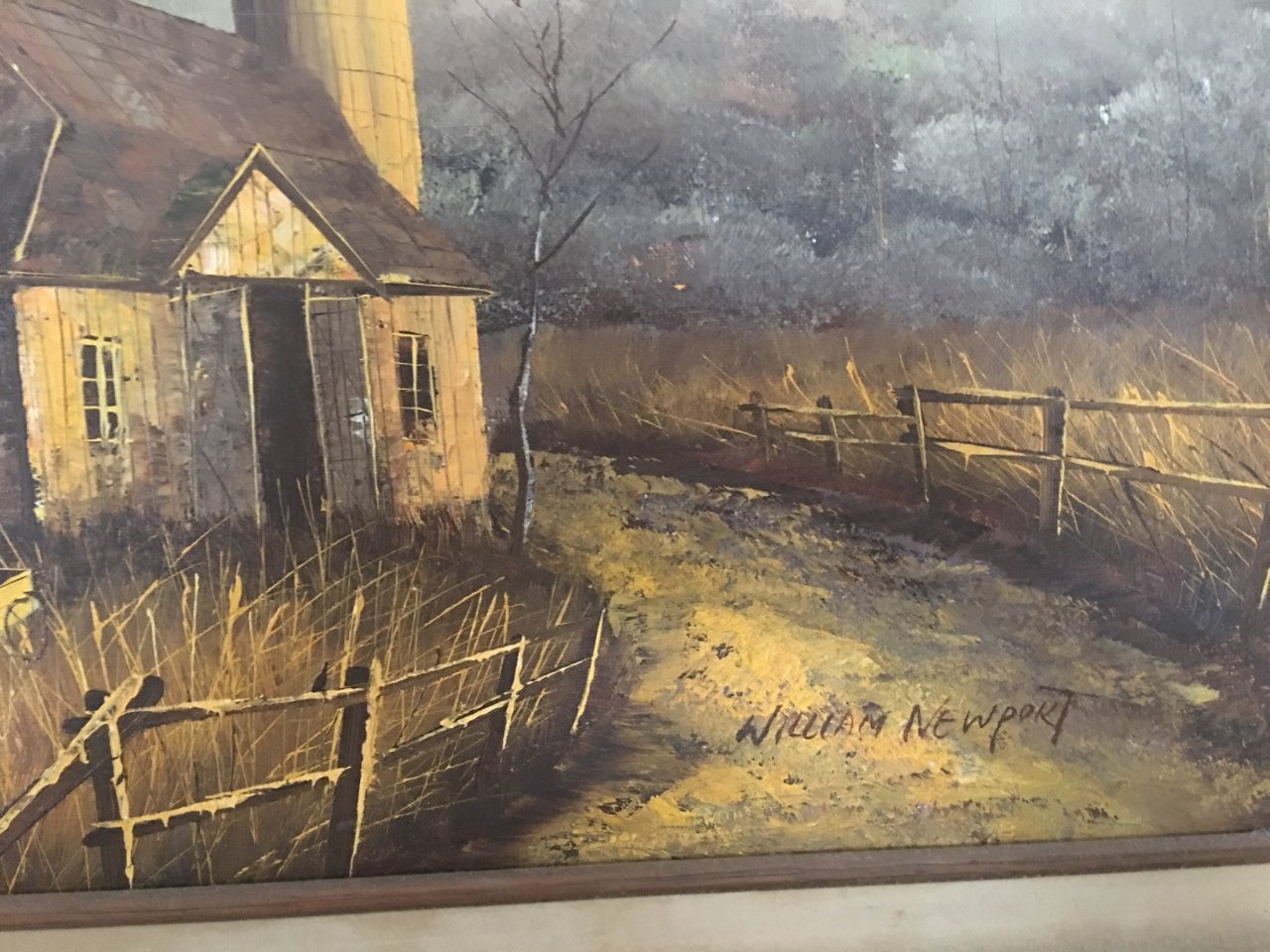 1280x960 I Have A William Newport Painting Of A Farm House. Can You Tell Me - Newport Painting