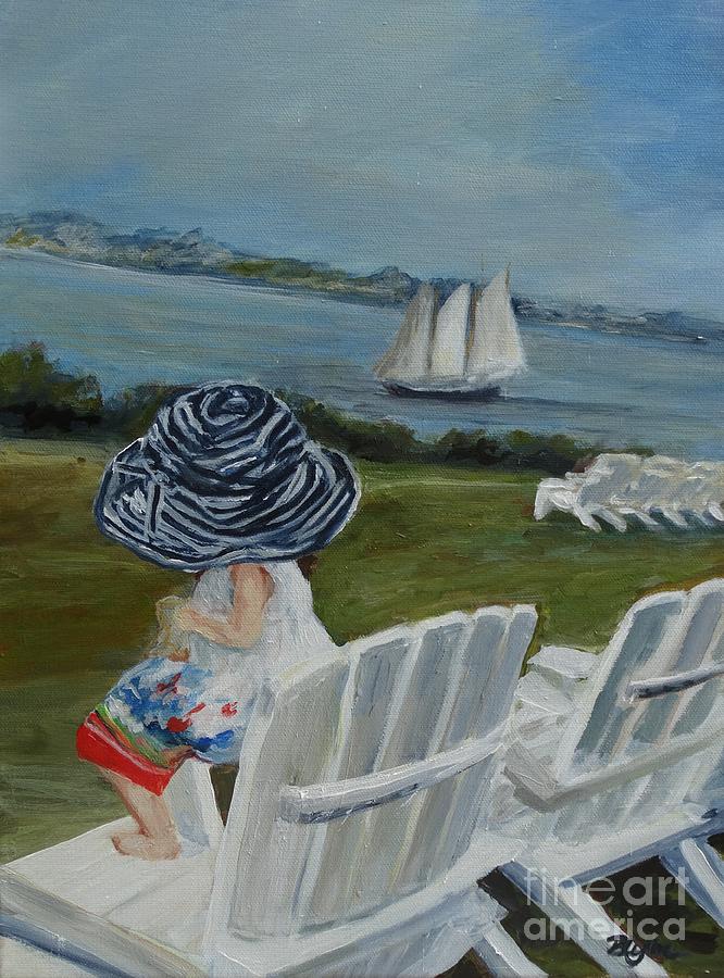 666x900 Only In Newport Painting By Blythe Quinn - Newport Painting