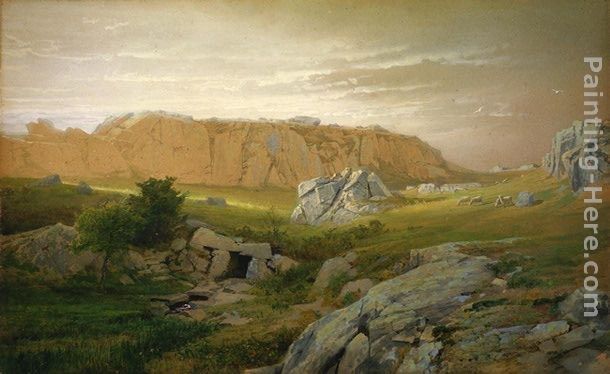 610x374 William Trost Richards Paradise, Newport Painting - Newport Painting