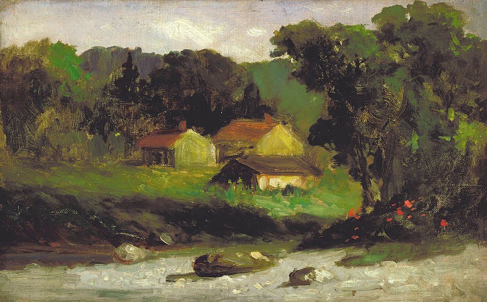 990x614 Edward Mitchell Bannister Rocky Farm, Newport Painting Best - Newport Painting