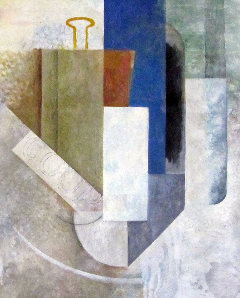 770x957 Saatchi Art Bottle And Newspaper Painting By Carles Guitart - Newspaper Painting