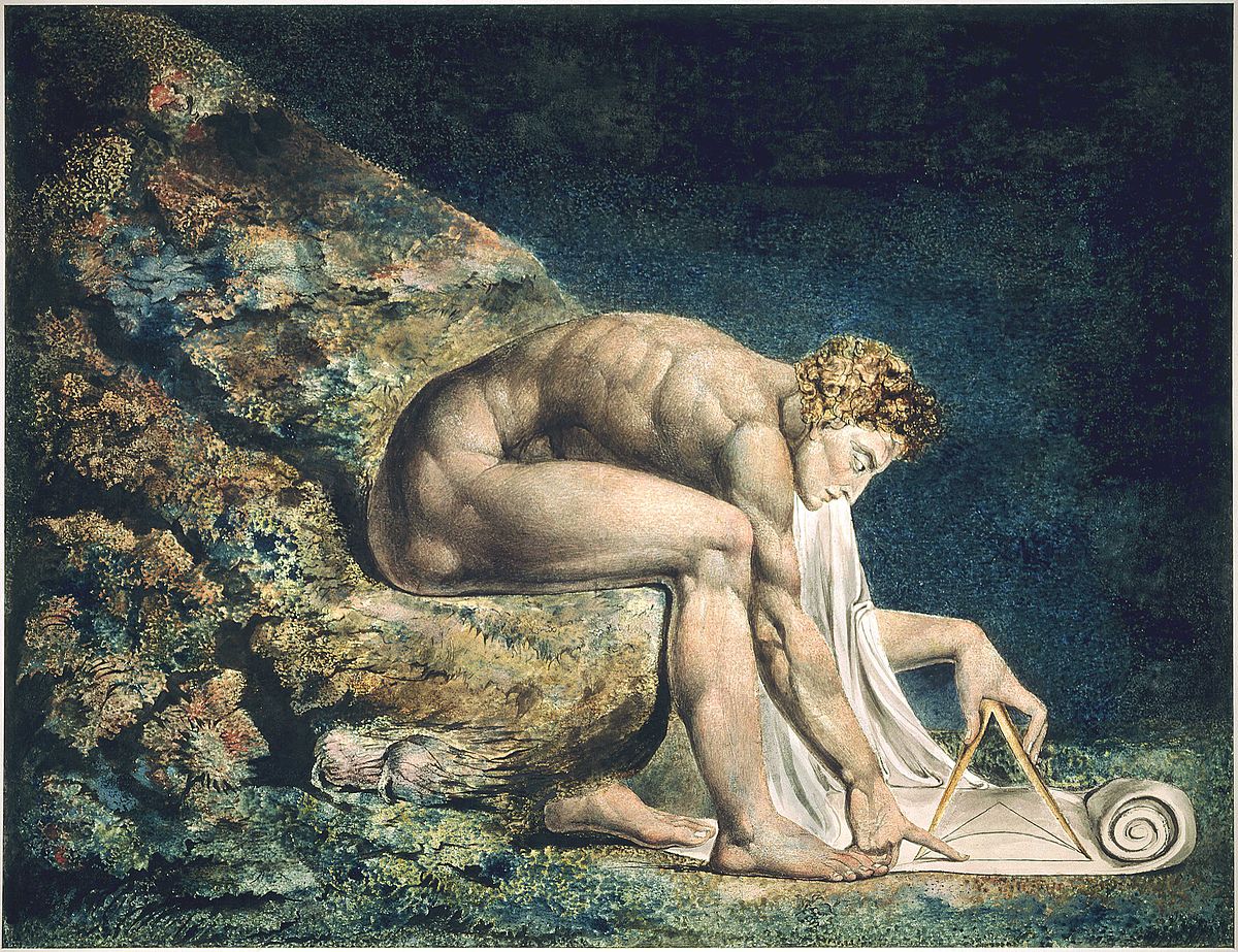 1200x923 Newton (Blake) - Newton Painting