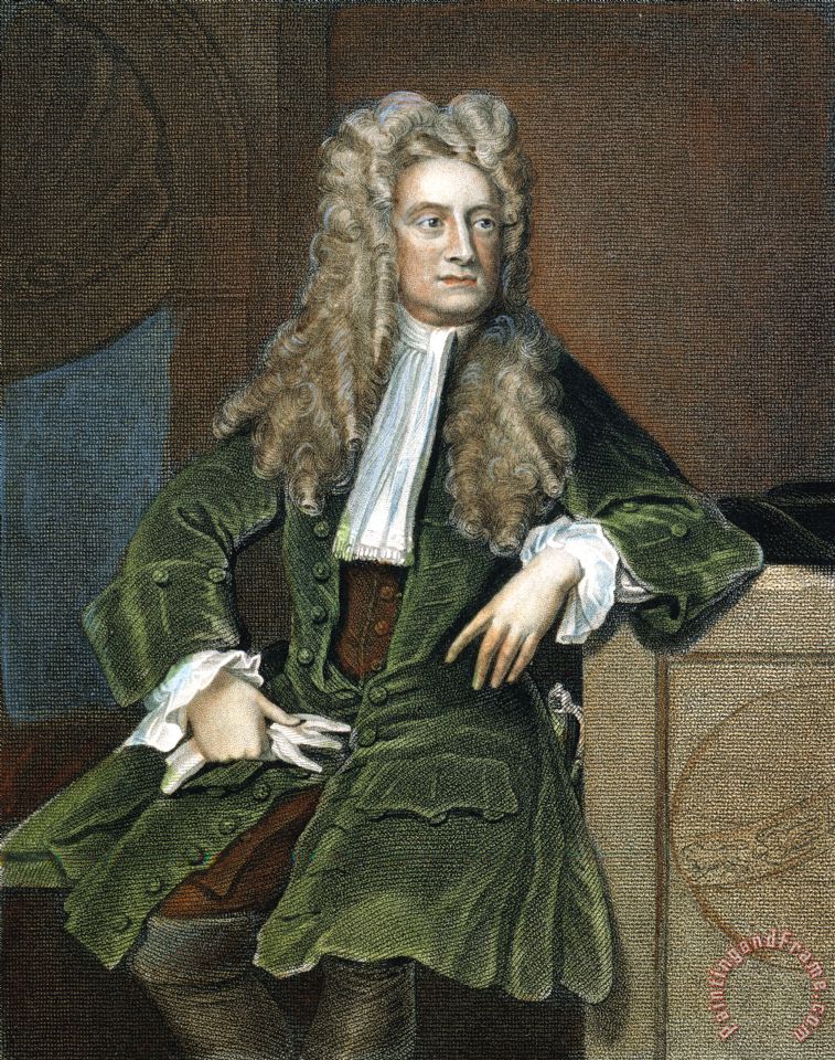757x960 Others Sir Isaac Newton (1642 1727) Painting - Newton Painting