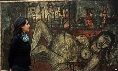 466x282 Bbc News South Asia Record Price For Indian Painting - Newton Painting