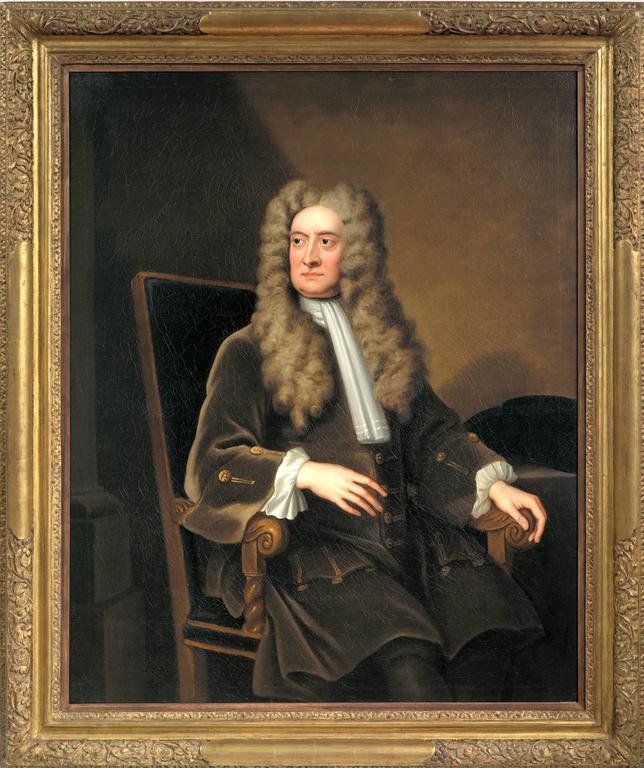 644x768 Sir Godfrey Kneller - Newton Painting