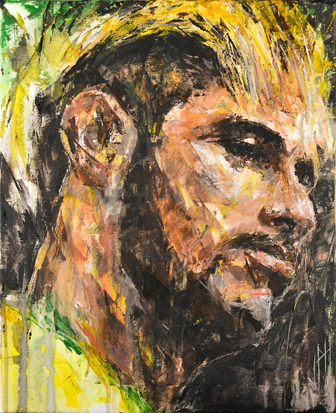 489x600 Pop Culture And Sports - Neymar Painting
